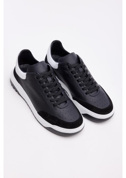 Bağcıklı Deri Erkek Sneaker