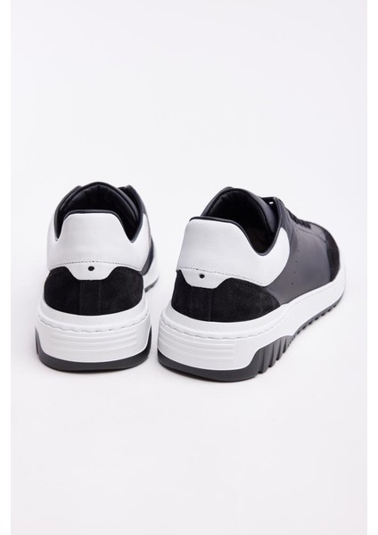Bağcıklı Deri Erkek Sneaker