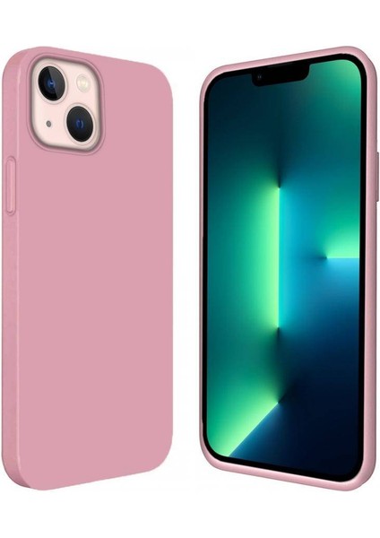 Apple iPhone 15 6.1'' İçi Kadife Silikon Kılıf Rose