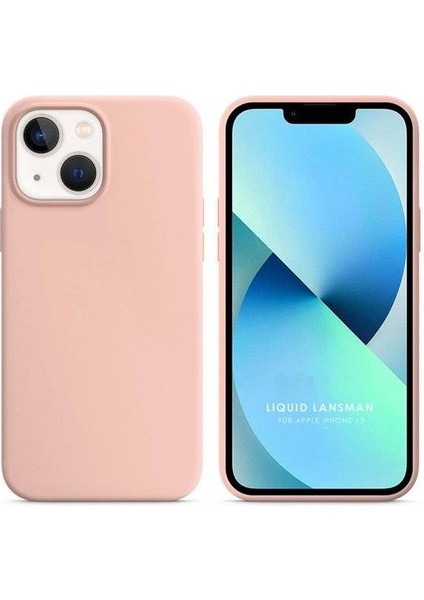 Apple iPhone 13 6.1'' Liquit Lansman Silikon Pudra