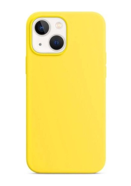 Apple iPhone 13 6.1'' Liquit Lansman Silikon Sarı fiyatları