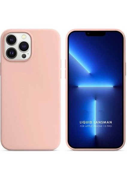 Apple iPhone 13 Pro 6.1'' Liquit Lansman Silikon Pudra