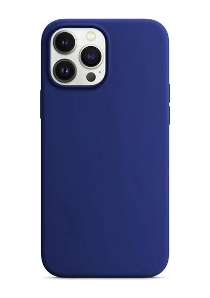 Apple iPhone 15 Pro Max 6.7'' Liquit Lansman Silikon Lacivert