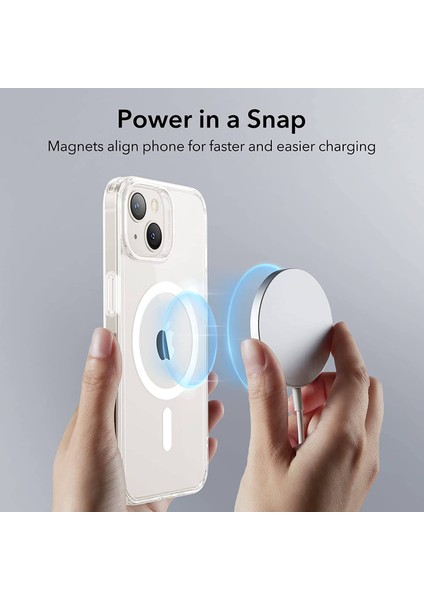 Apple iPhone 15 Plus 6.7'' Magsafe Şeffaf Silikon Kılıf