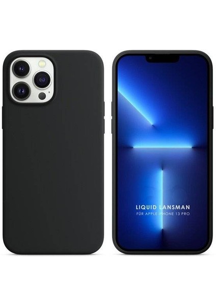 Apple iPhone 14 Pro Max 6.7'' Liquit Lansman Silikon Siyah
