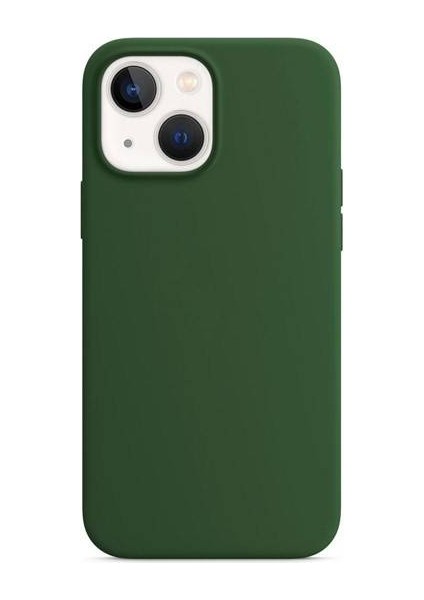 Apple iPhone 14 Plus 6.7'' Liquit Lansman Silikon Haki