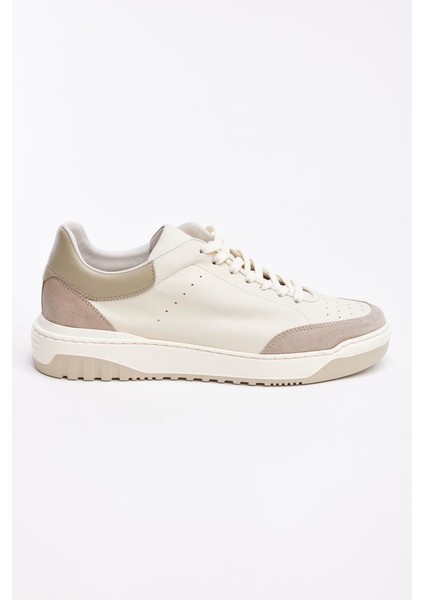 Bağcıklı Deri Erkek Sneaker