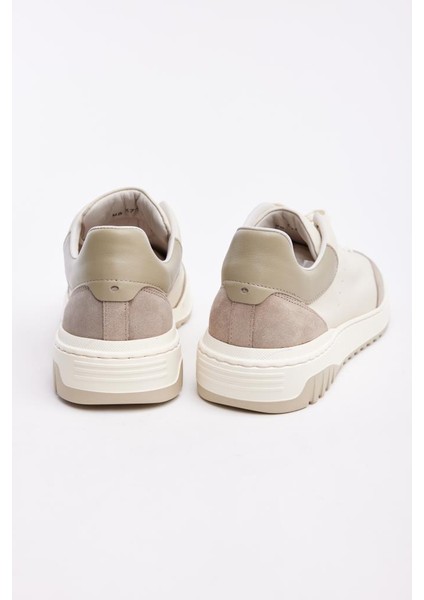 Bağcıklı Deri Erkek Sneaker