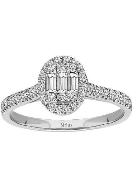 F Renk 0,43 Karat Baget Pırlanta Yüzük 0404R0379 fiyatları