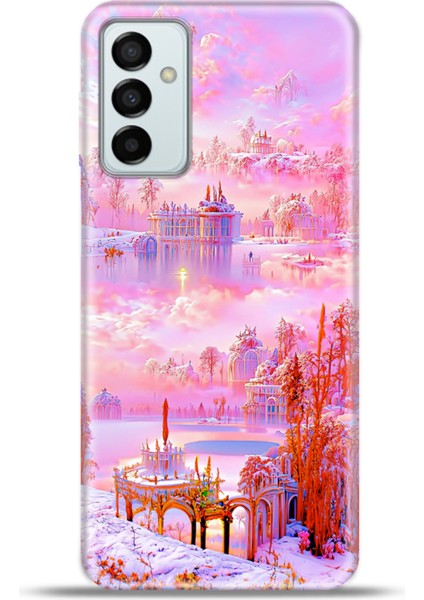 Samsung GALAXYM23 Kılıf Esnek Silikon Kamera Koruma 4K Desenli Özel Tasarım - Aşk Mevsimi