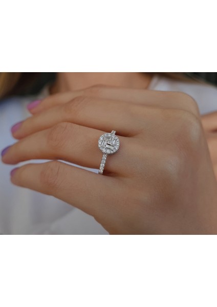 G Renk 0,46 Karat Baget Pırlanta Yüzük 0404R0380 fırsatları