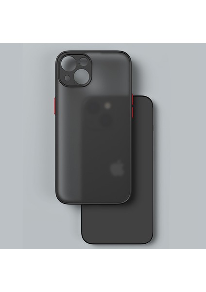 iPhone 15 Plus Kılıf Arkası Leke Yapmaz Mat Sert Şeffaf Kenarları Renkli Silikon Kamera Korumalı modelleri
