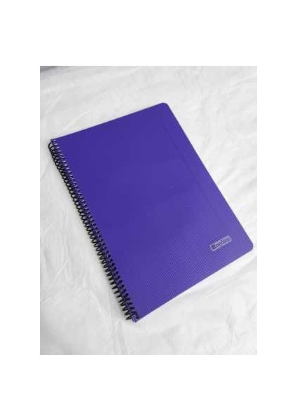 Telli Defter Çizgili 96 Yaprak A4 Plastik Spiralli Kapak