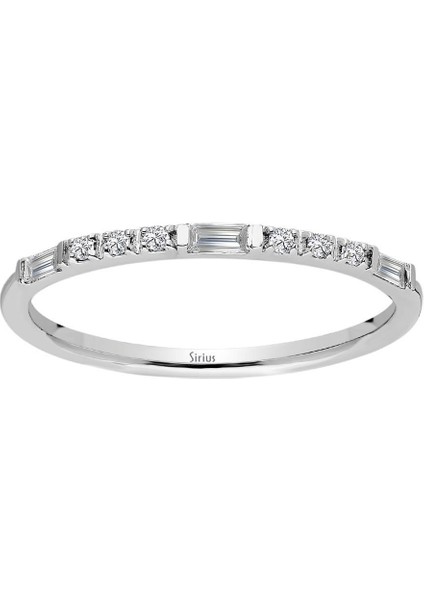 Baget Pırlanta Taşlı Yarım Tur Yüzük 0404R0398 fiyatları