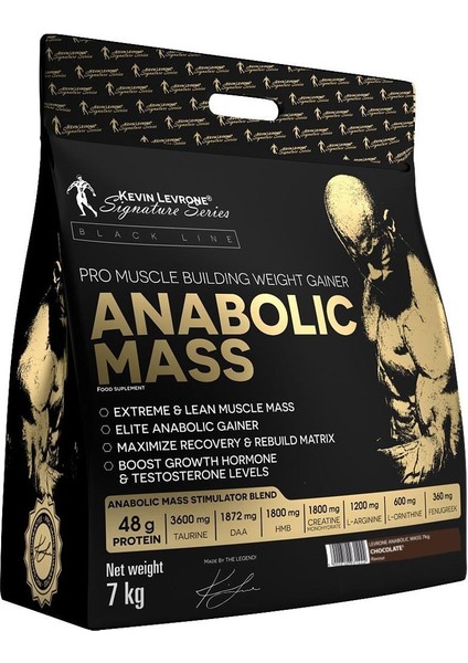 Kevin Levrone Anabolic Mass Gainer 7 kg - Testo + Gh Çikolata