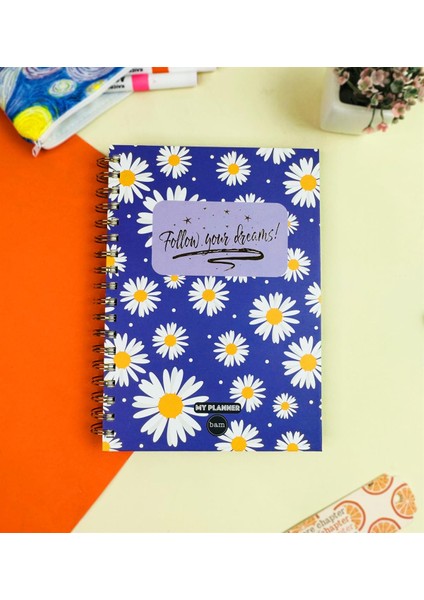 Mor Follow Your Dreams Tasarımlı Konuşan Ajanda