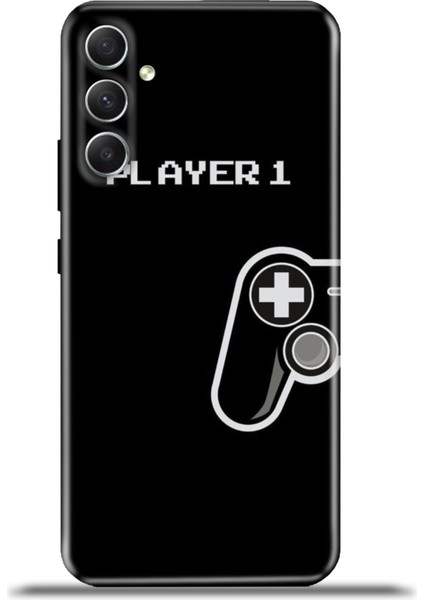 Samsung Galaxy A34 5g Kılıf Esnek Silikon Kamera Koruma 4K Desenli Özel Tasarım - Player1