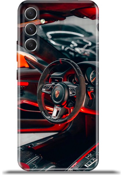 Samsung Galaxy A34 5g Kılıf Esnek Silikon Kamera Koruma 4K Desenli Özel Tasarım - Gtcar