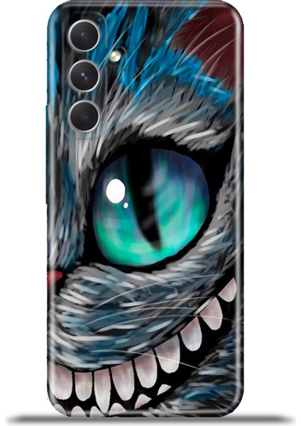 Samsung Galaxy A54 5g Kılıf Esnek Silikon Kamera Koruma 4K Desenli Özel Tasarım - Arsiz Kedi