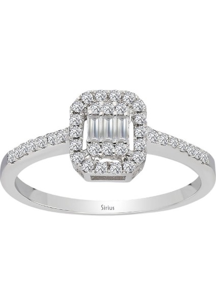 E Renk 0,28 Karat Baget Pırlanta Yüzük 0404R0402 fiyatları