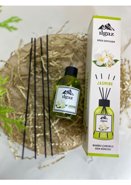 Ilgaz Naturix Organix Reed Diffuser Bambu Çubuklu Aromatik Oda Banyo Kokusu 110 ml Yasemin