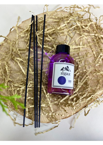 Ilgaz Naturix Organix Reed Diffuser Bambu Çubuklu Aromatik Oda Banyo Kokusu 110 ml Oud