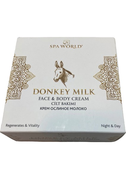 Eşek Sütlü El & Yüz Bakım Kremi Nemlendirici Canlılık Verici Krem 150 ml