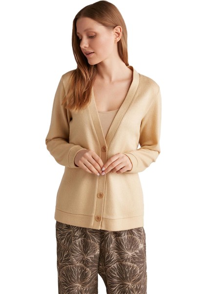 Kadın Comfortlux Üçlü Bej Pijama Takımı 9526 fiyatları