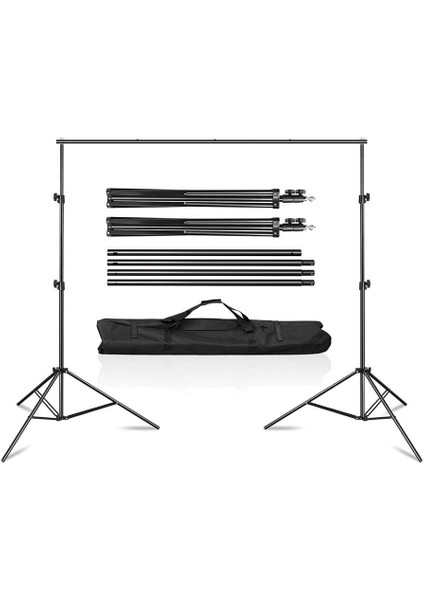 Cazipshop 2X3M Fon Standı Background Fon Perde Için Stand
