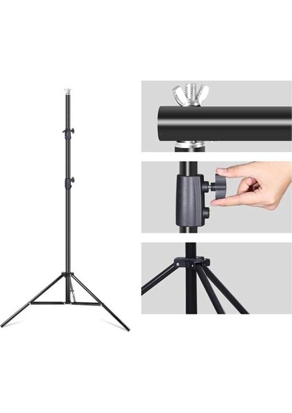 Cazipshop 2X3M Fon Standı Background Fon Perde Için Stand