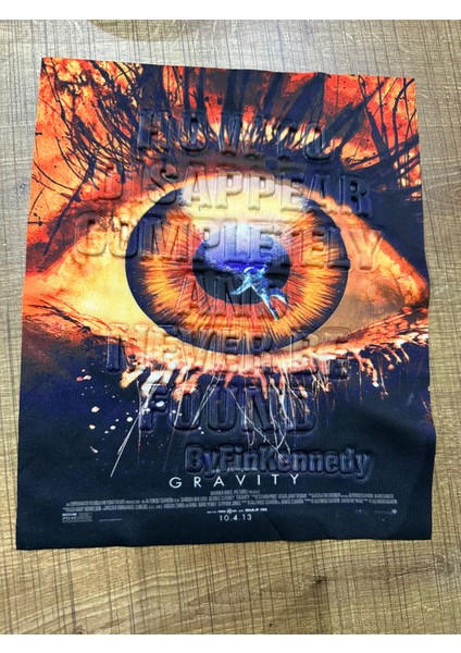 24X20 cm Kabartma Göz Görselli Aplike Arma Yama Kot Yama Tişört Yama