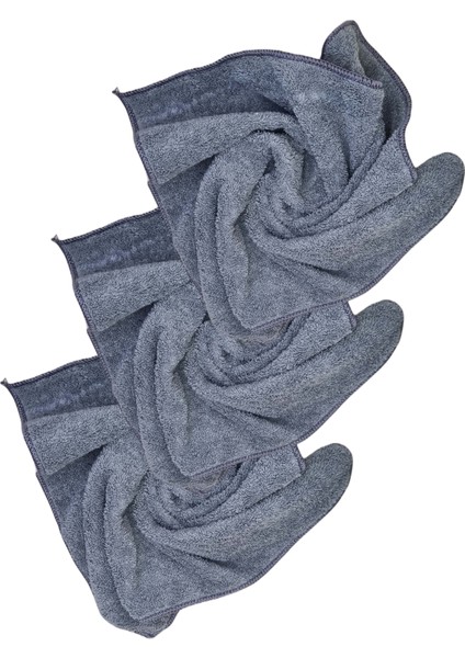 10 Adet Mikrofiber Kalın Süper Emici Çift Yüzlü Araç Kurulama ve Cila Bezi 40*40CM - 320GSM