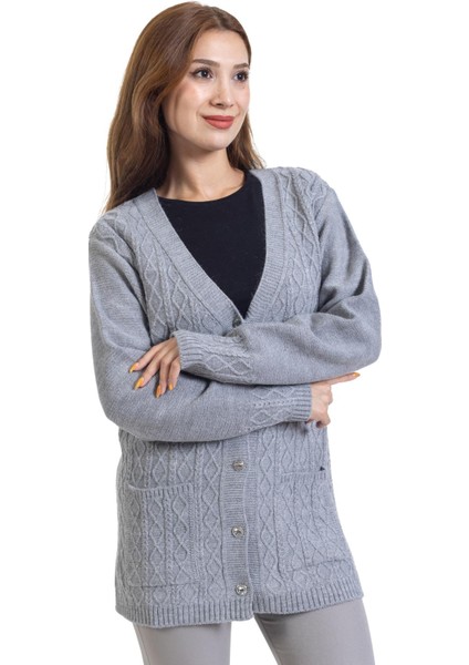 Kadın Orta Yaş ve Üzeri Düğmeli Hattuş Anne Hırka 1007 fırsatları