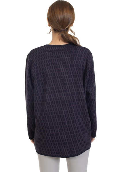 Yeni Sezon Kadın Triko Örgü Sıkı Dokuma Düğmeli Zincir Desenli Anne Kışlık Hırka 8086 fırsatları