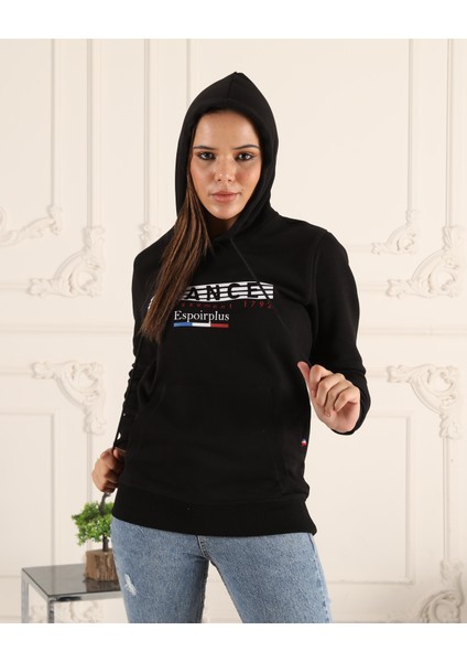 Espoirplus Siyah Renk Baskı Detaylı Unisex Sweatshirt fiyatları