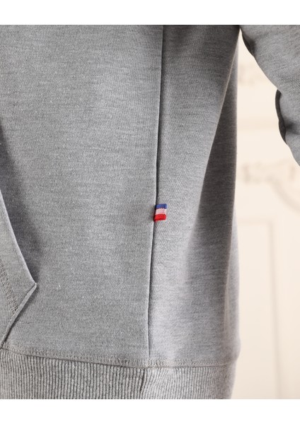 Espoirplus Siyah Renk Baskı Detaylı Unisex Sweatshirt