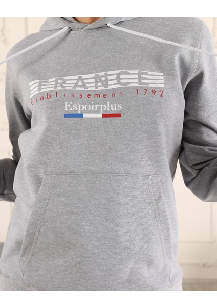 Espoirplus Siyah Renk Baskı Detaylı Unisex Sweatshirt fiyatları