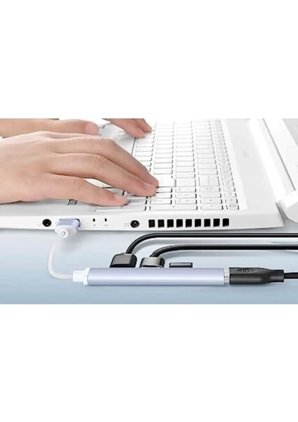 Eco Center USB Grişli USB Çoklayıcı, JH-113 USB - 4 USB Girişli USB Çoğaltıcı, USB Hub USB 3.0 4-Port Hub