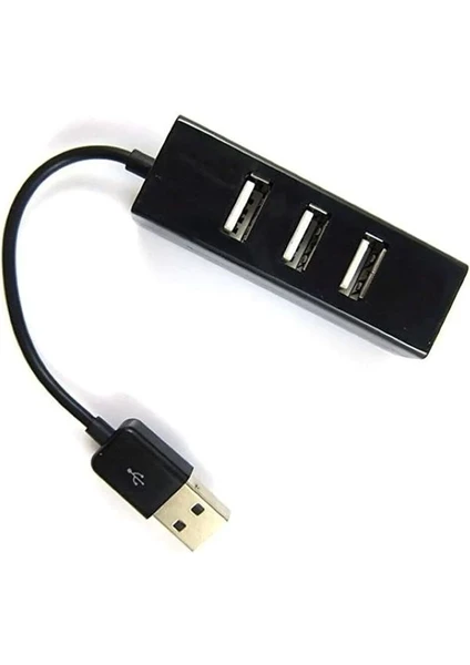 Eco Center USB Çoklayıcı, 4 Girişli USB Çoğaltıcı -2.0 - 4 Port USB Hub USB 2.0 4-Port Siyah. ÇOKLAYICI-YD-37SİYAH