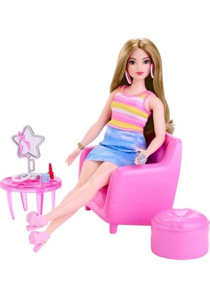 Fabbatoys HPL78 Barbie'nin Kıyafet ve Aksesuar Askısı Oyun Seti fırsatları