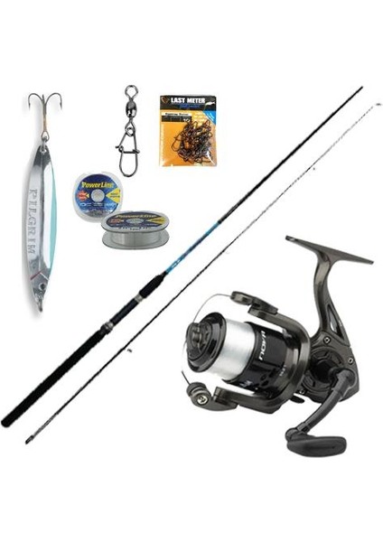 Spin Seti Okuma G-Power Spin 8' 240CM 15-40 gr 2 Parça Spin Kamışı & Dam Nova 4000 Fd 1bb 180M/0.30MM Olta Makinesi