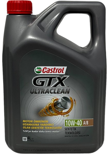 Gtx Ultraclean 10W-40 A/b Motor Yağı 4+1 Litre Üretim Yılı 2023