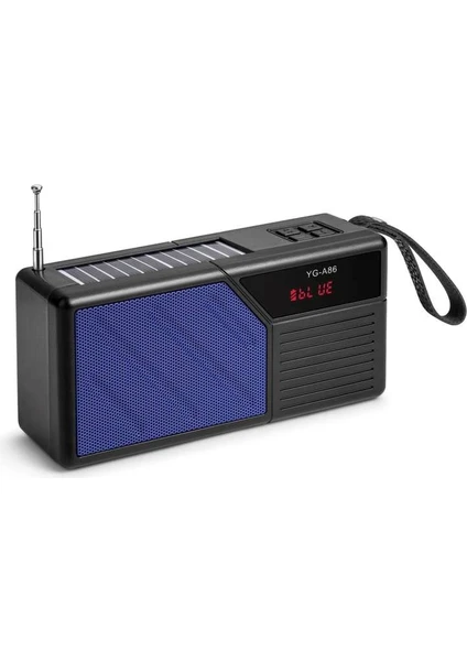 YGA86 Solar Güneş Enerji Fm Radyo Fenerli Bluetooth Hoparlör