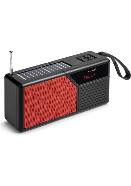 YGA86 Solar Güneş Enerji Fm Radyo Fenerli Bluetooth Hoparlör