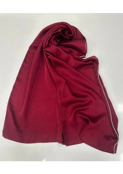 Kenarı Taşlı Janjan Abiye Şal Desen 04