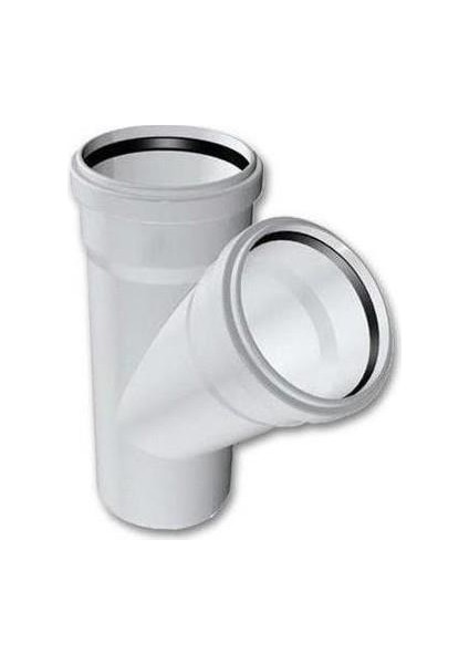 Pvc Tek Çatal 100/100