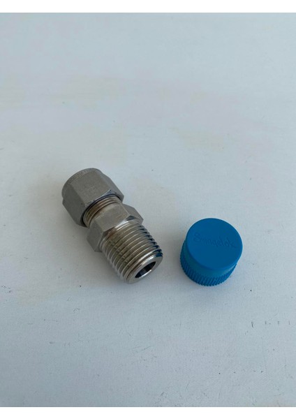 Paslanmaz Çelik Erkek Konnektör 1/2 SS-810-1-8
