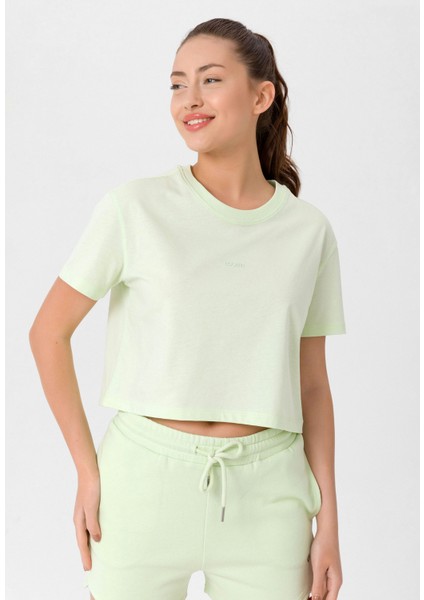 Kadın Oversize Crop T-Shirt