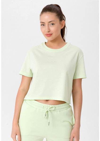 Kadın Oversize Crop T-Shirt