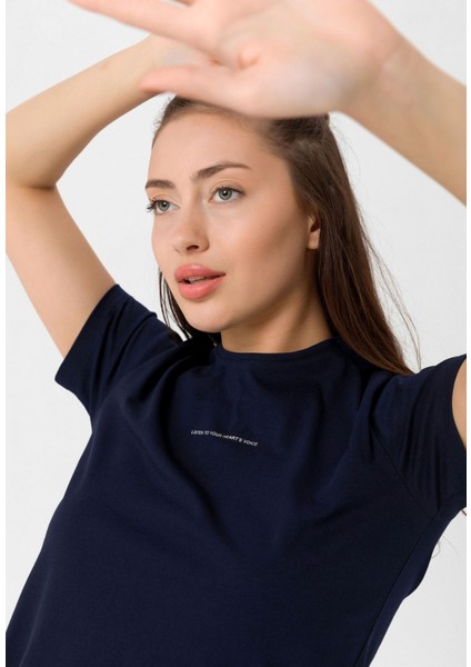 Kadın Kısa Kol Basic T-Shirt